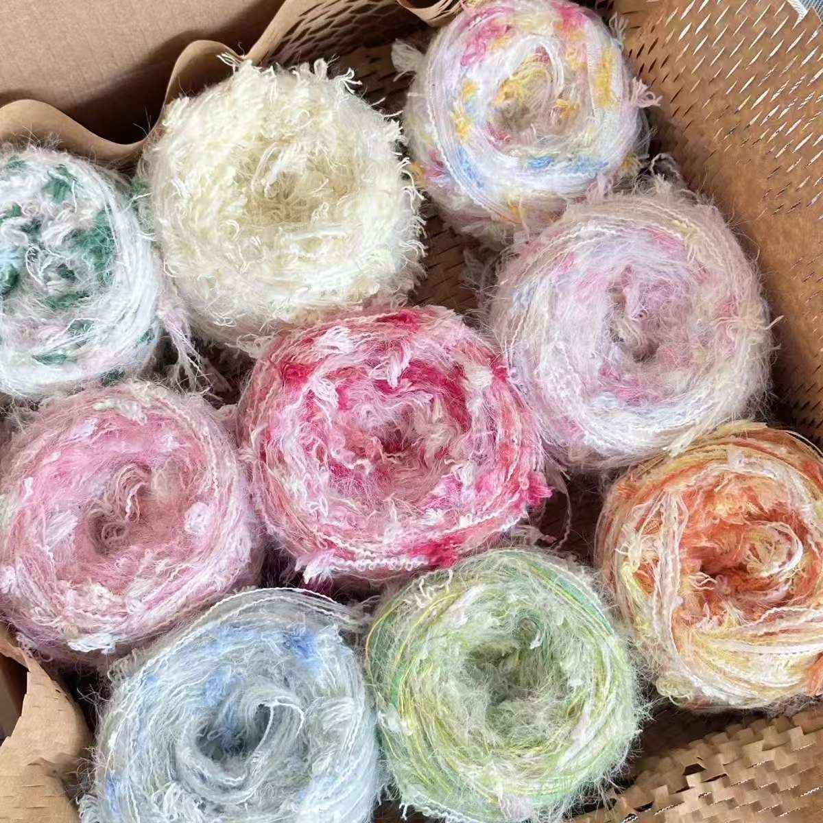 light-colored-mohair-mystery-box-hand-dyed-yarn-dopamine-inducing-diy-supplies-clearance-sale-gift-for-makers
