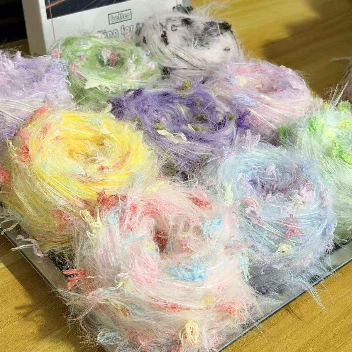 light-colored-mohair-mystery-box-hand-dyed-yarn-dopamine-inducing-diy-supplies-clearance-sale-gift-for-makers