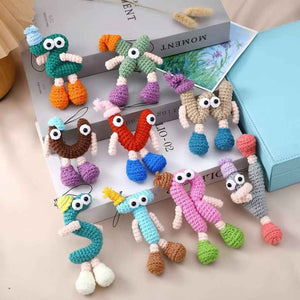 Alphabet Lore Educational Crochet Plush Toy - Handmade Soft Stuffed Letter Toy for Preschool Literacy & Sensory Play - Collectible A-Z Series