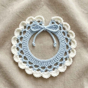 Vintage Scalloped Crochet Collar Pattern - PDF Step-by-Step Tutorial
