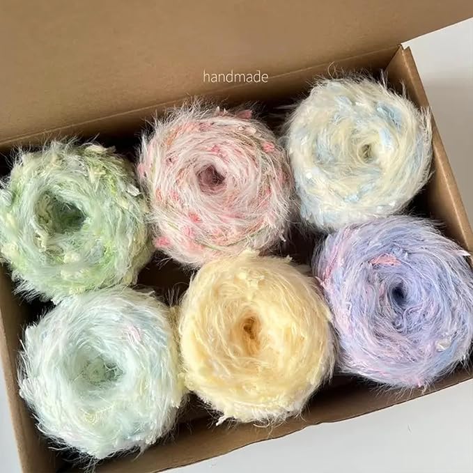 light-colored-mohair-mystery-box-hand-dyed-yarn-dopamine-inducing-diy-supplies-clearance-sale-gift-for-makers