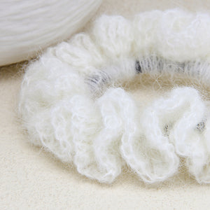 Fluffy Hand-Crocheted Scrunchie