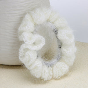 Fluffy Yarn Scrunchie