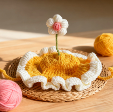 handmade-crochet-cat-hat-cute-flower-pet-bonnet-for-photos-daily-wear