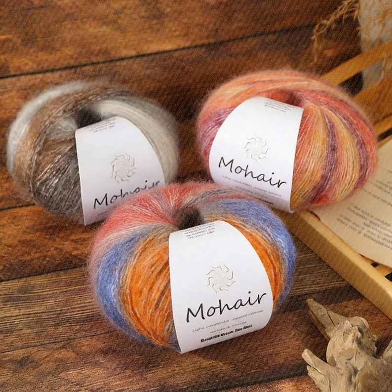 rainbow-mohair-kid-silk-lace-yarn-hand-dyed-solid-color-wool-yarn-knitting-yarn