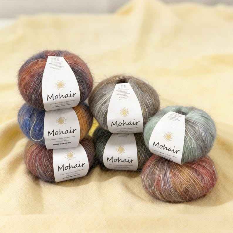 rainbow-mohair-kid-silk-lace-yarn-hand-dyed-solid-color-wool-yarn-knitting-yarn